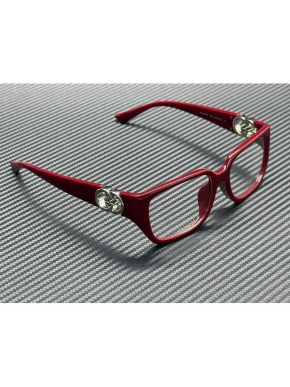 New Gucci Women Burgundy Eyeglasses 55-16-140